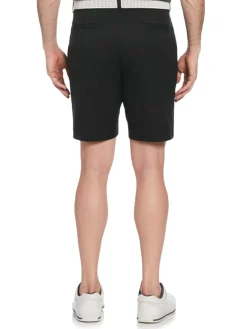 Ben Hogan Active Waistband Flat Front 9-Inch Golf Short - Caviar