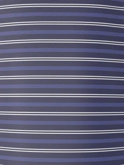 Ben Hogan Birdseye Printed Stripe Polo Shirt - Peacoat