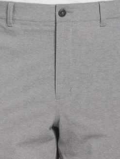 Ben Hogan Performance Flat Front 8-Inch Golf Short - Dark Heather Grey