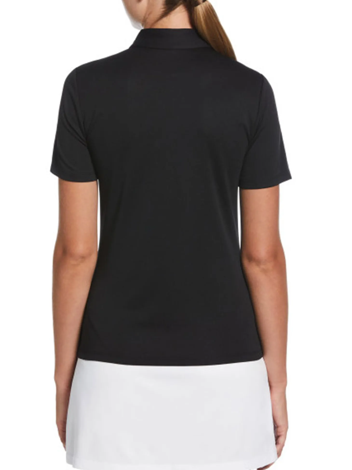 Ben Hogan Women's Solid Ventilation Polo - Caviar