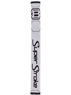 Bettinardi Hex B SuperStroke Traxion Flatso 1.0 Putter Grip - White/Grey/Black