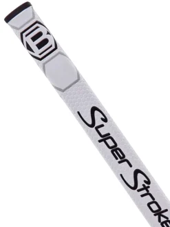 Bettinardi Hex B SuperStroke Traxion Flatso 1.0 Putter Grip - White/Grey/Black