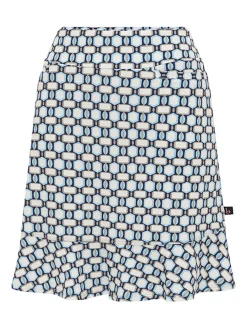 Birdee Sport Women's Astra Wave 18" Skort - White/Crystal