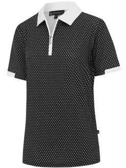 Birdee Sport Women's Cosmic Ambrose Short Sleeve Top - White/Black