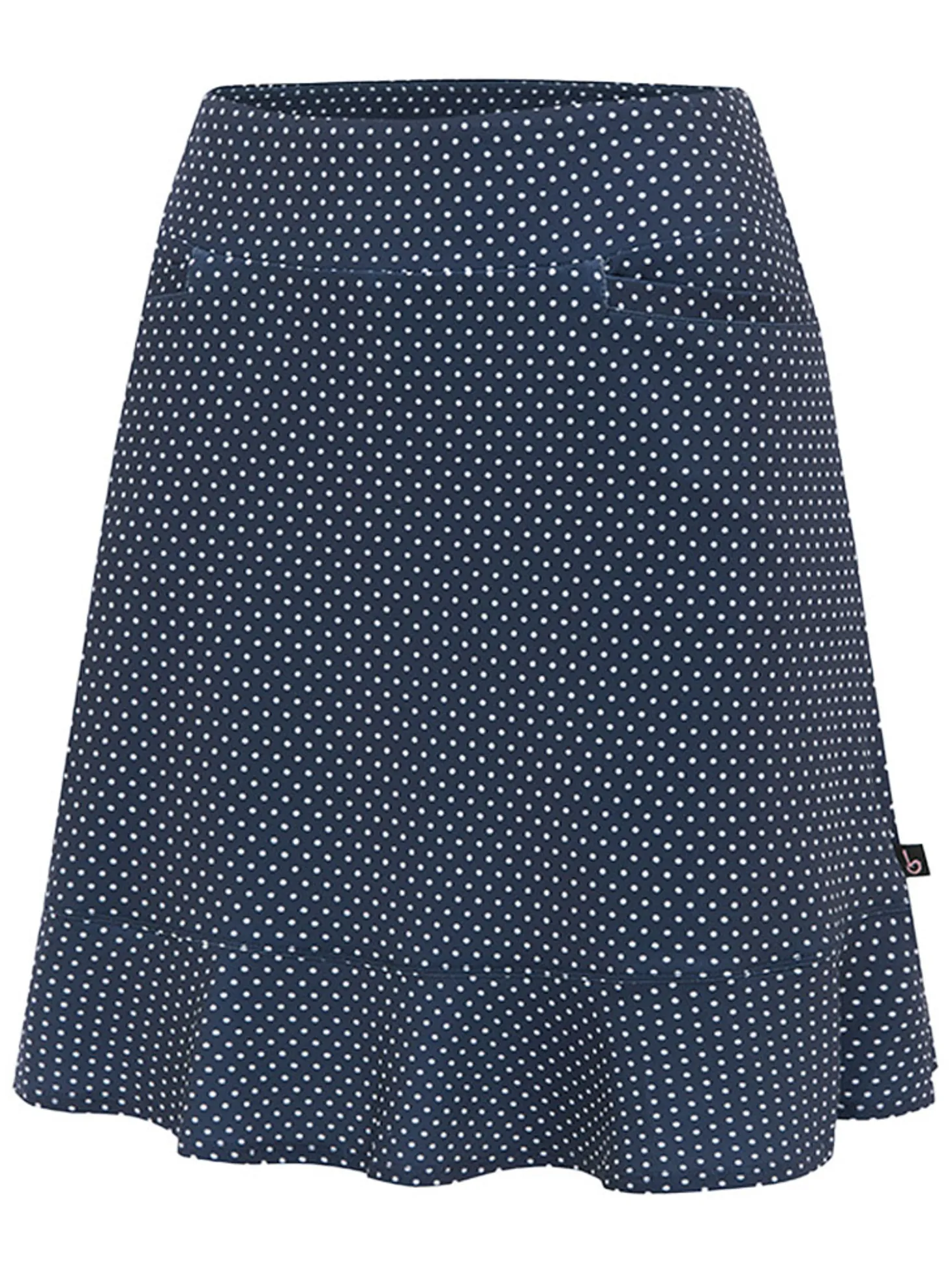 Birdee Sport Women's Cosmic Wave 18" Skort - White/Navy