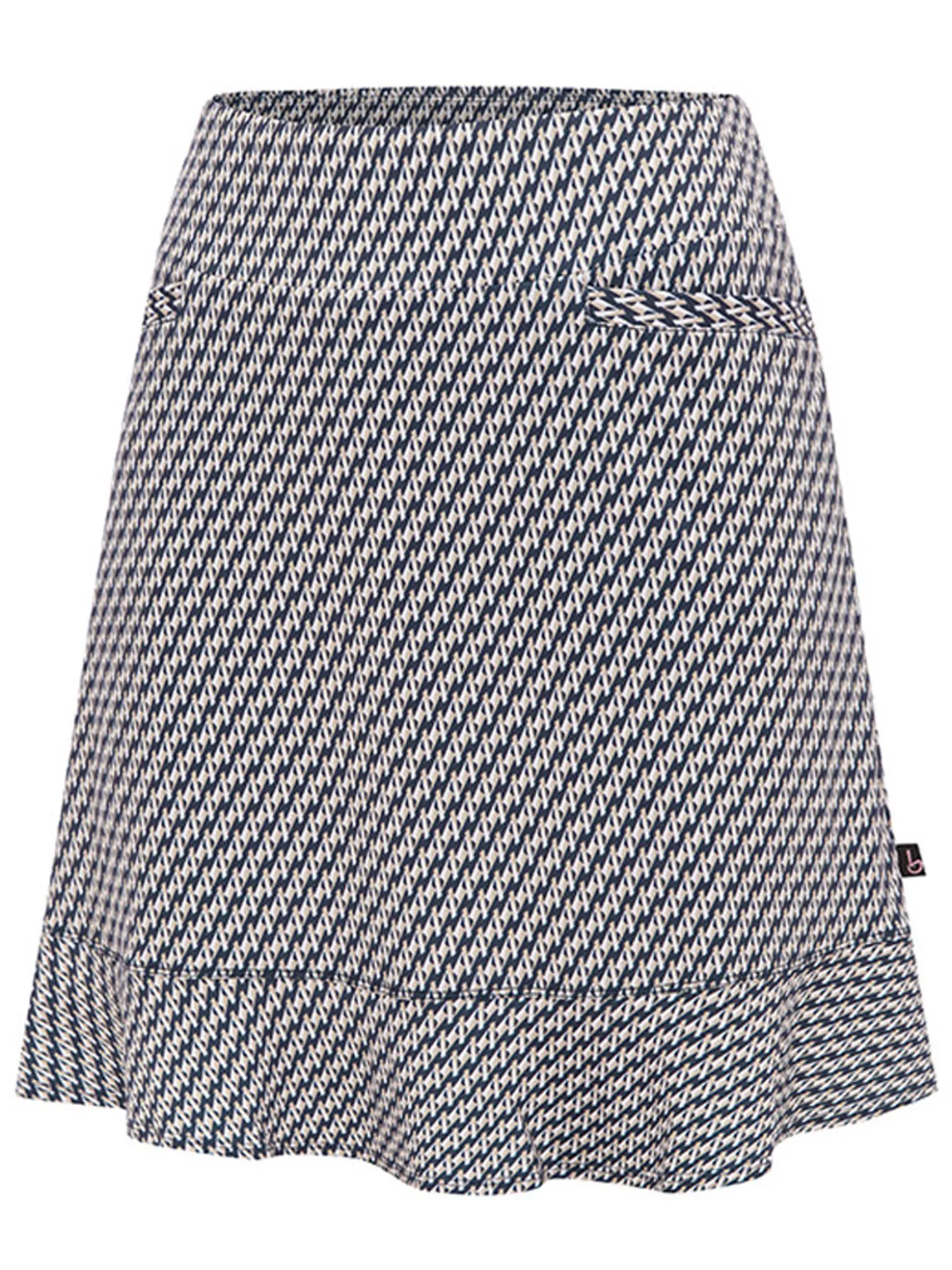 Birdee Sport Women's Solitaire Wave 18" Skort - Navy