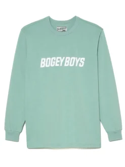 Bogey Boys Bold Logo Longsleeve T-Shirt - Fair Green