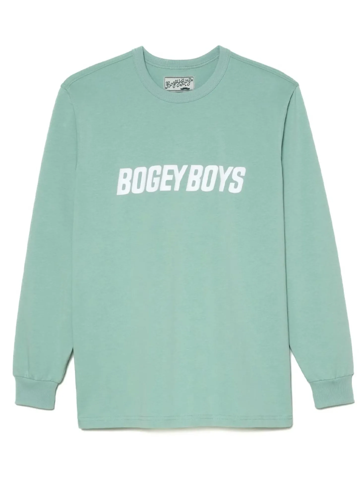 Bogey Boys Bold Logo Longsleeve T-Shirt - Fair Green