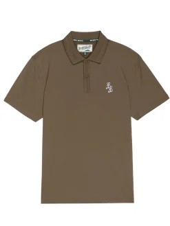 Bogey Boys Essential Athletic Polo - Bogey Brown