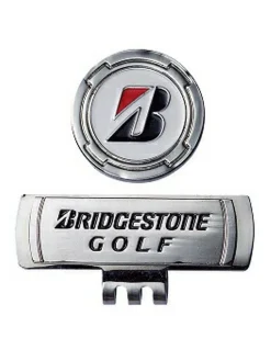 Bridgestone Golf Hat Clip & Ball Marker