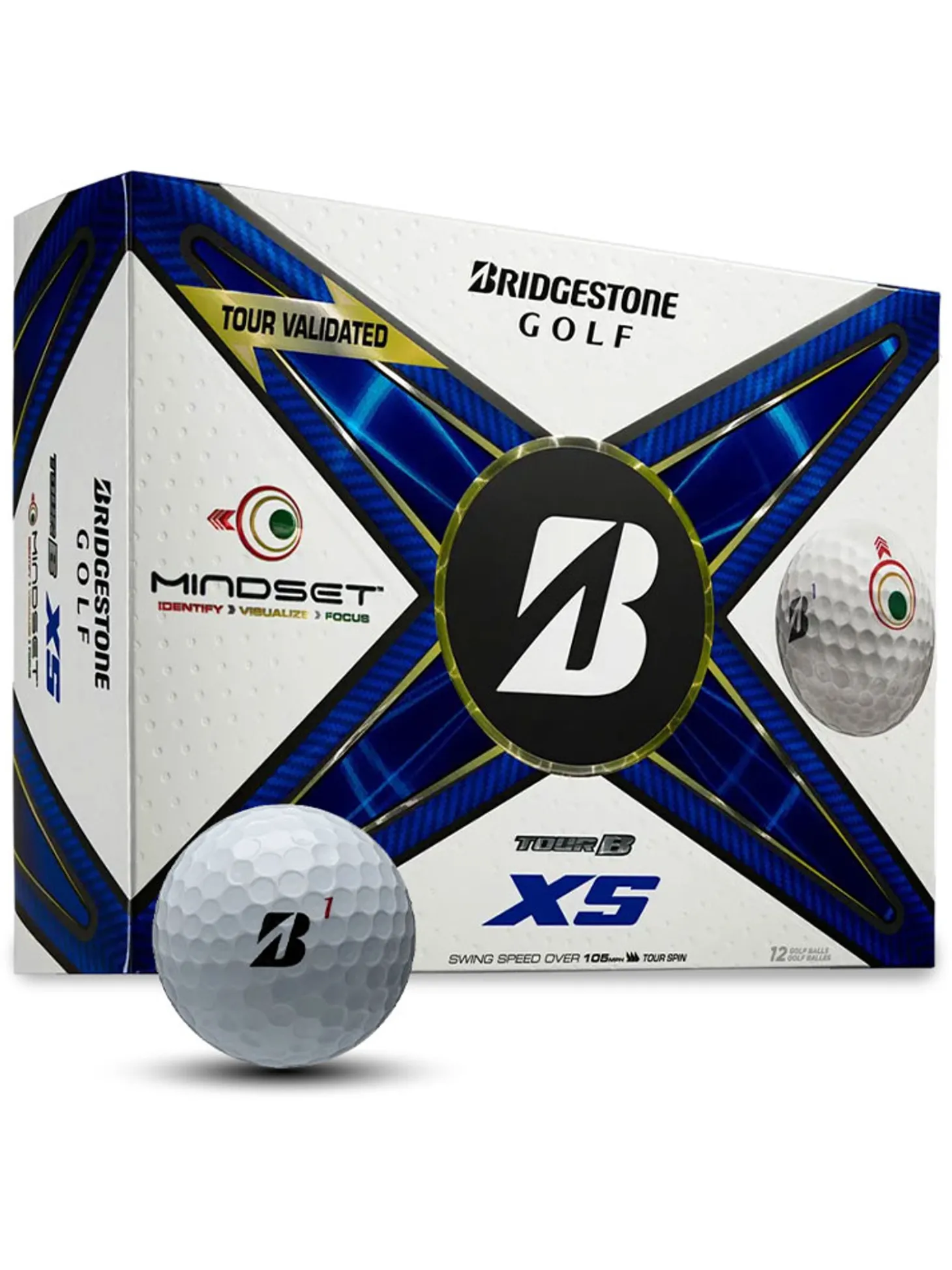 Bridgestone TOUR B XS MindSet Golf Balls