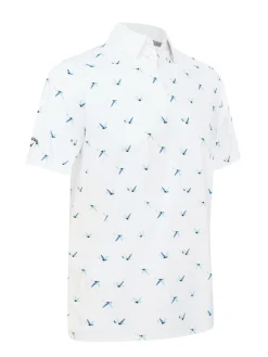Callaway All Over Birdie Polo - Bright White