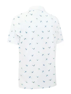 Callaway All Over Birdie Polo - Bright White