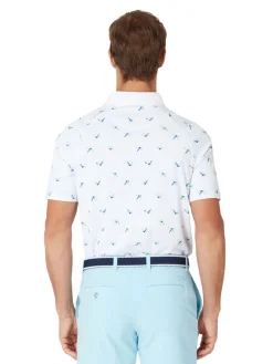 Callaway All Over Birdie Polo - Bright White