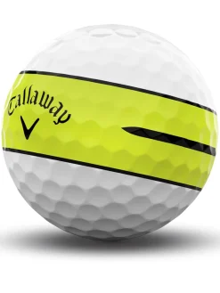 Callaway Chrome Soft 360 Yellow Stripe Golf Balls