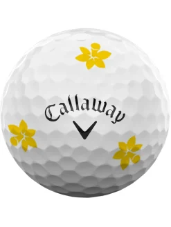 Callaway Chrome Tour Truvis Golf Balls - Daffodil