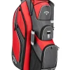 Callaway Forrester 19 Cart Bag - Red/Titanium/Silver
