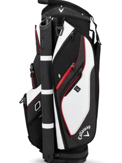 Callaway Forrester 19 Cart Bag - White/Black/Red