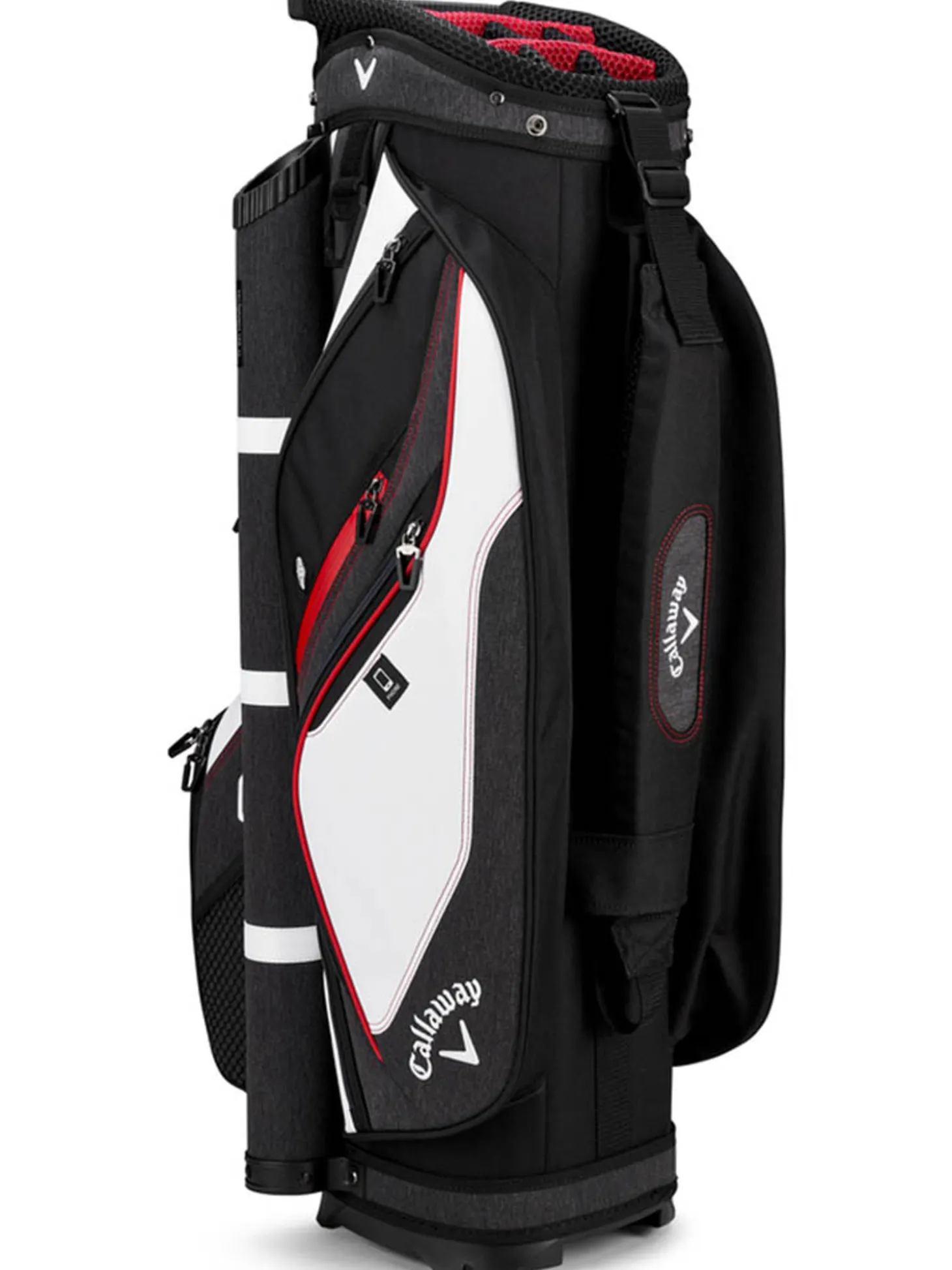 Callaway Forrester 19 Cart Bag - White/Black/Red