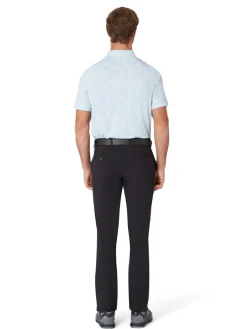 Callaway Gingham Print Polo - Bright White