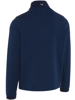Callaway Hex Fleece 1/4 Zip Pullover - Peacoat