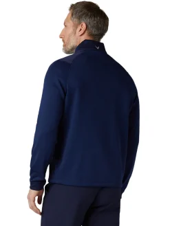Callaway Hex Fleece 1/4 Zip Pullover - Peacoat