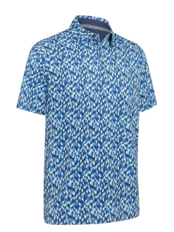 Callaway Kaleidoscope Chev Polo - Peacoat