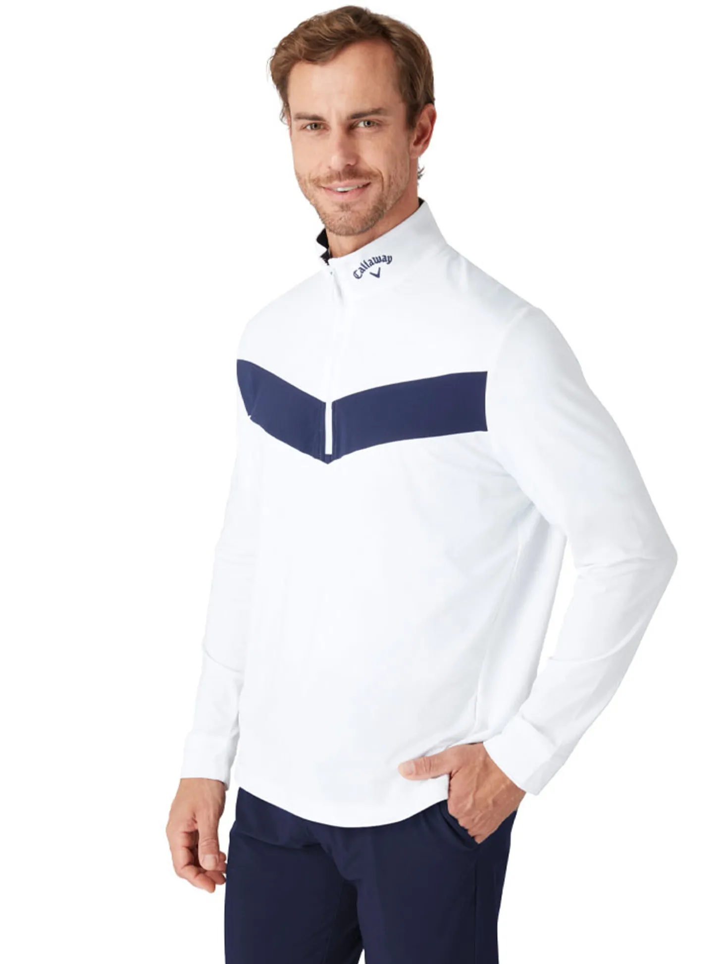 Callaway Odyssey 1/4-Zip Pullover - Bright White