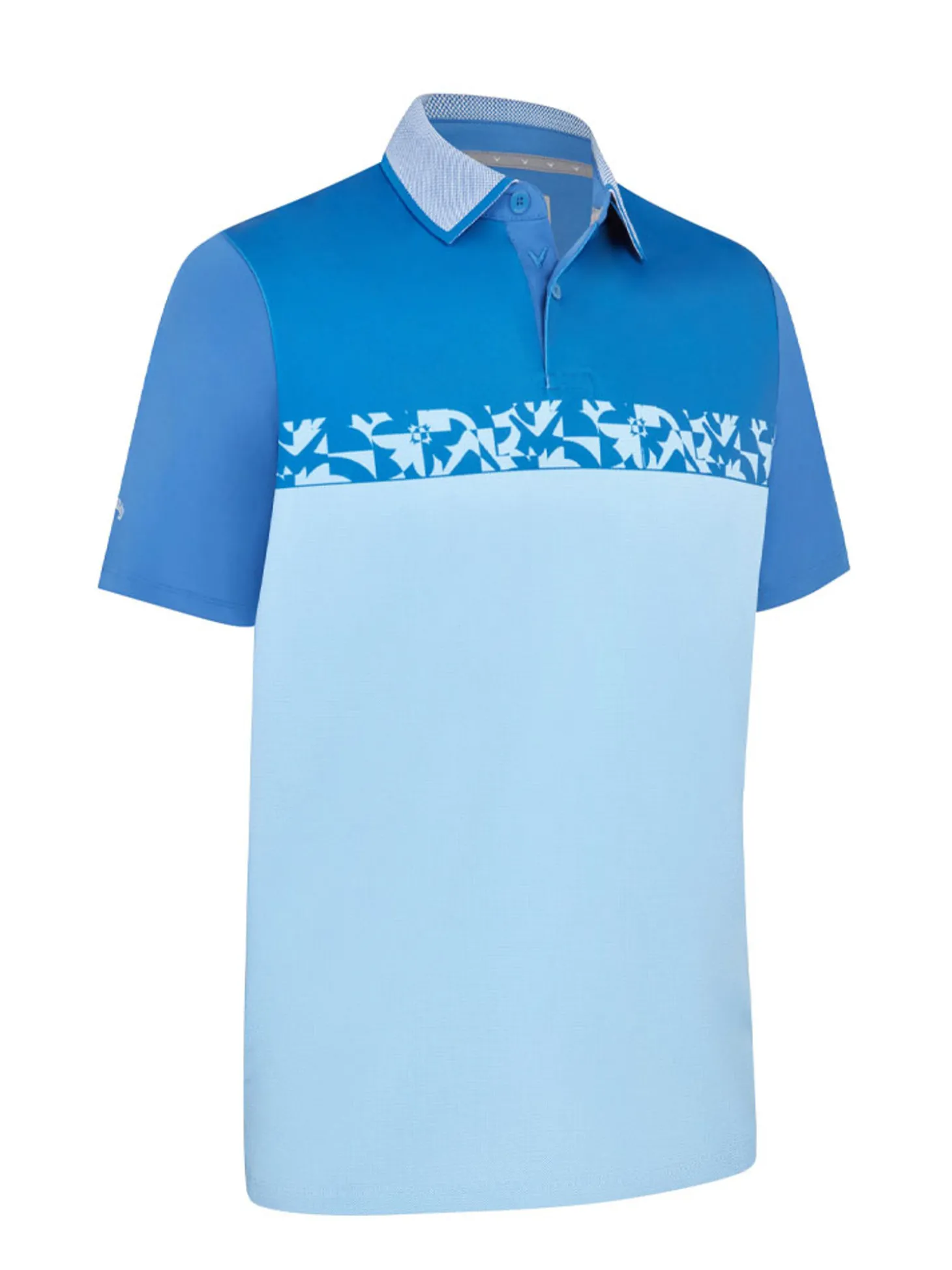 Callaway Oxford Block Polo - Galaxy Blue