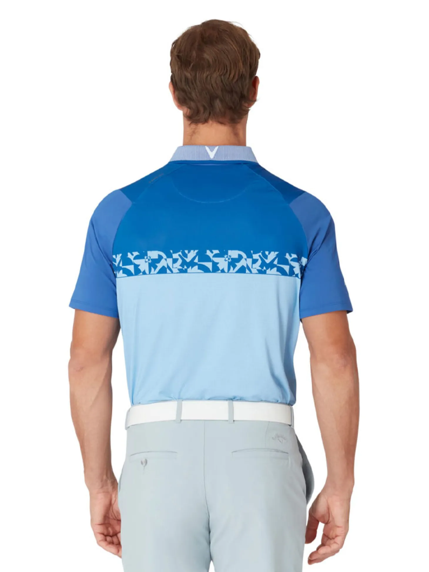 Callaway Oxford Block Polo - Galaxy Blue