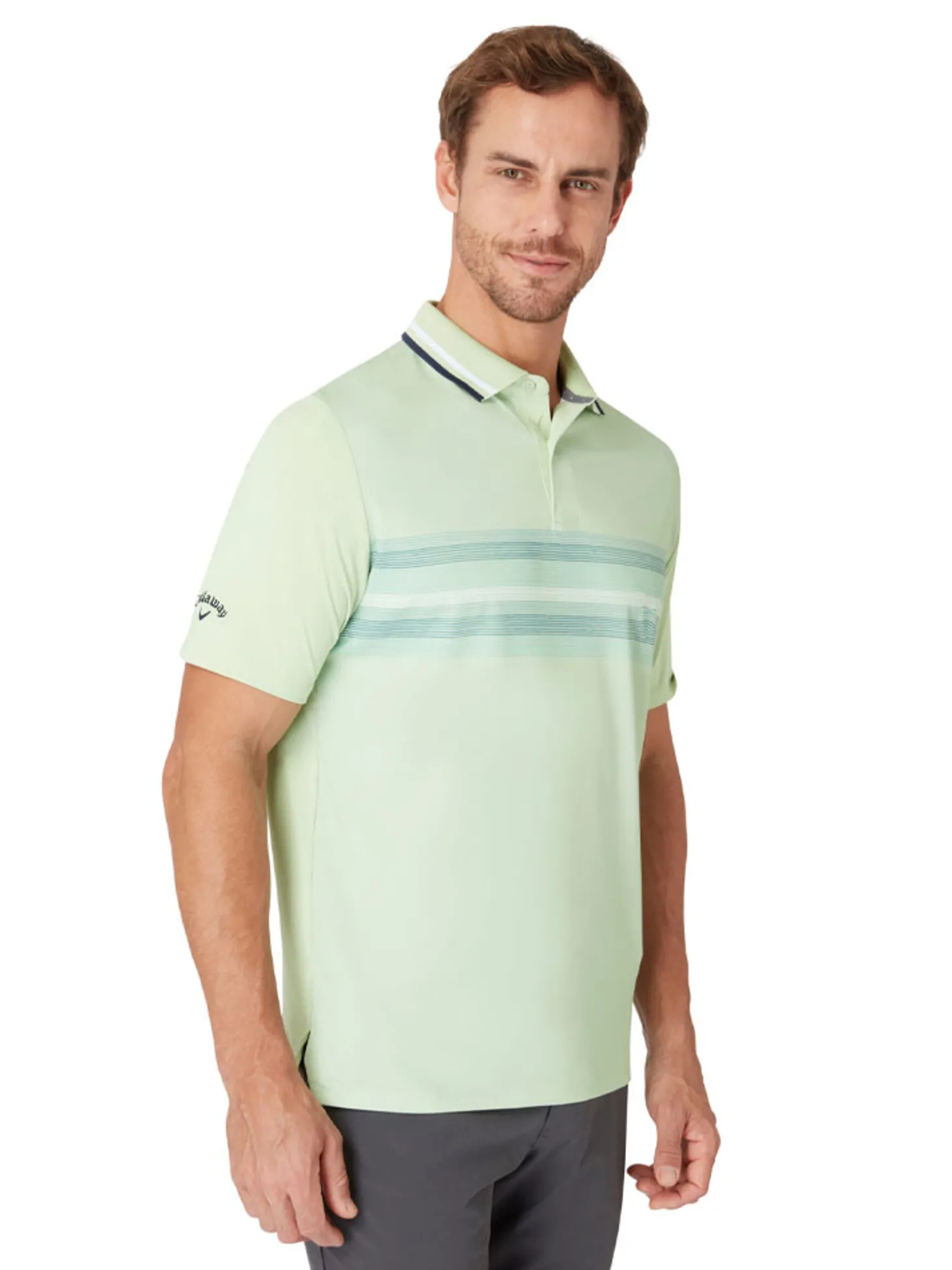Callaway Roadmap Chev Polo - Foam Green