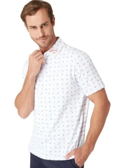 Callaway Swing Chev Polo - Bright White