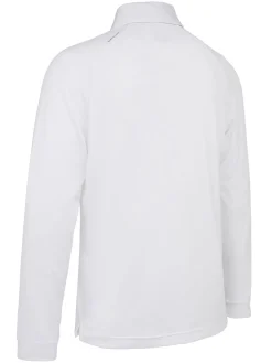Callaway SwingTech Long Sleeve Performance Polo - Bright White