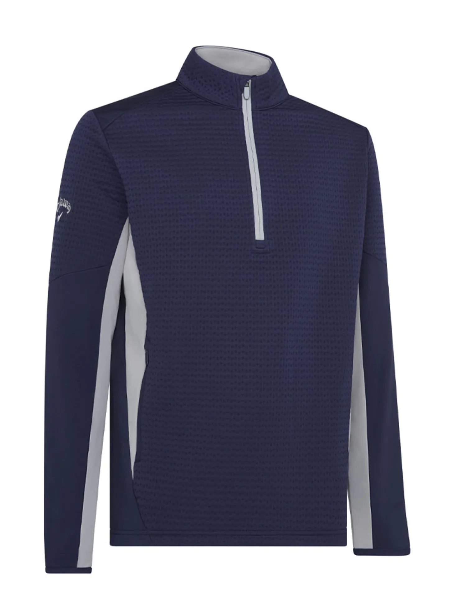 Callaway Textured 1/4-Zip Pullover - Peacoat