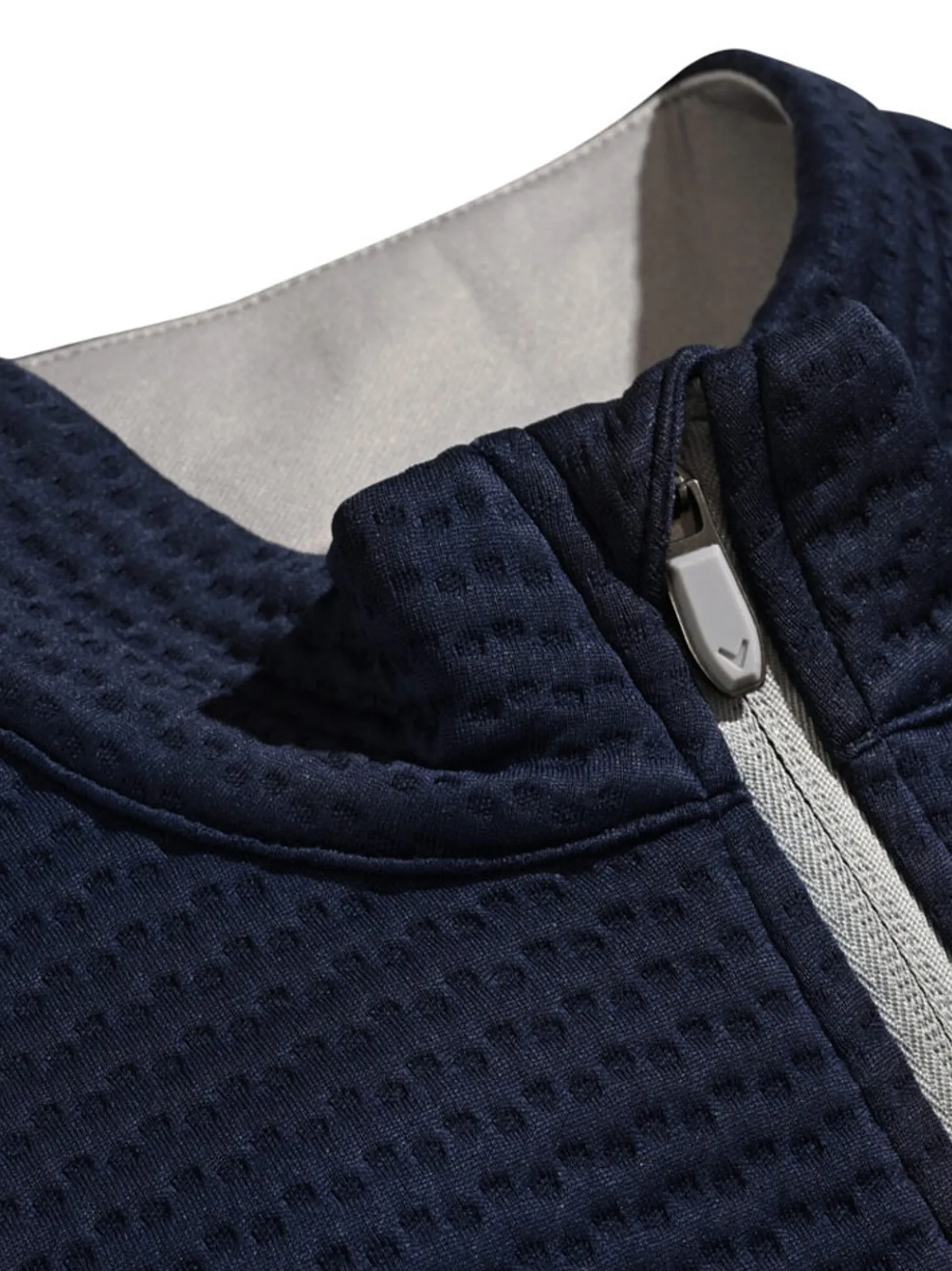 Callaway Textured 1/4-Zip Pullover - Peacoat