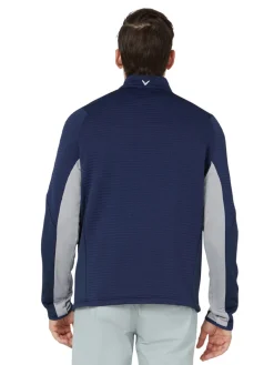 Callaway Textured 1/4-Zip Pullover - Peacoat