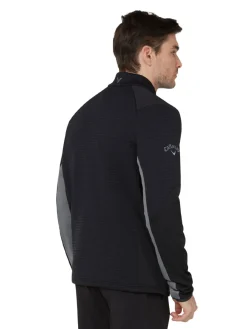 Callaway Textured 1/4-Zip Pullover - Caviar