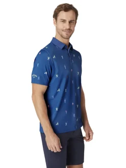 Callaway Time Lapse Polo - Galaxy Blue