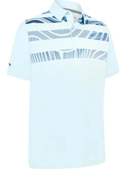 Callaway Trippy Block Polo - Arctic Paradise