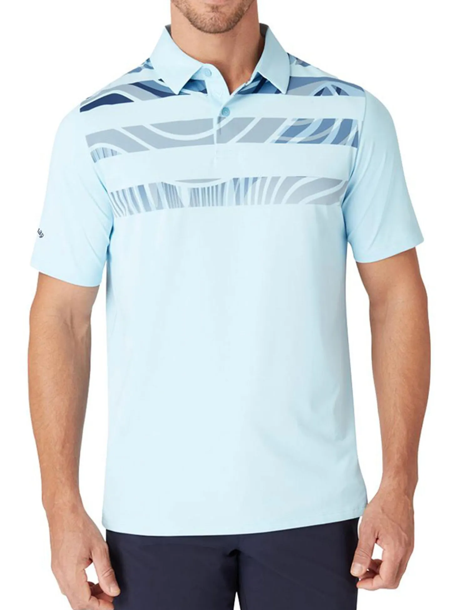 Callaway Trippy Block Polo - Arctic Paradise