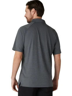 Callaway Ventilated Classic Jacquard Golf Polo - Caviar