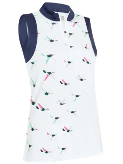 Callaway Women's Birdie Sleeveless Polo - Brilliant White