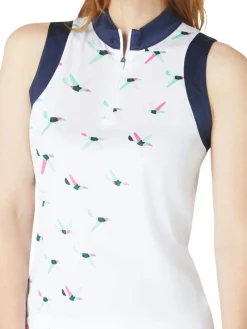 Callaway Women's Birdie Sleeveless Polo - Brilliant White