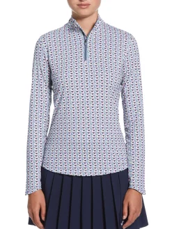 Callaway Women's Chev Geo Sun Protection Top - Flint Stone