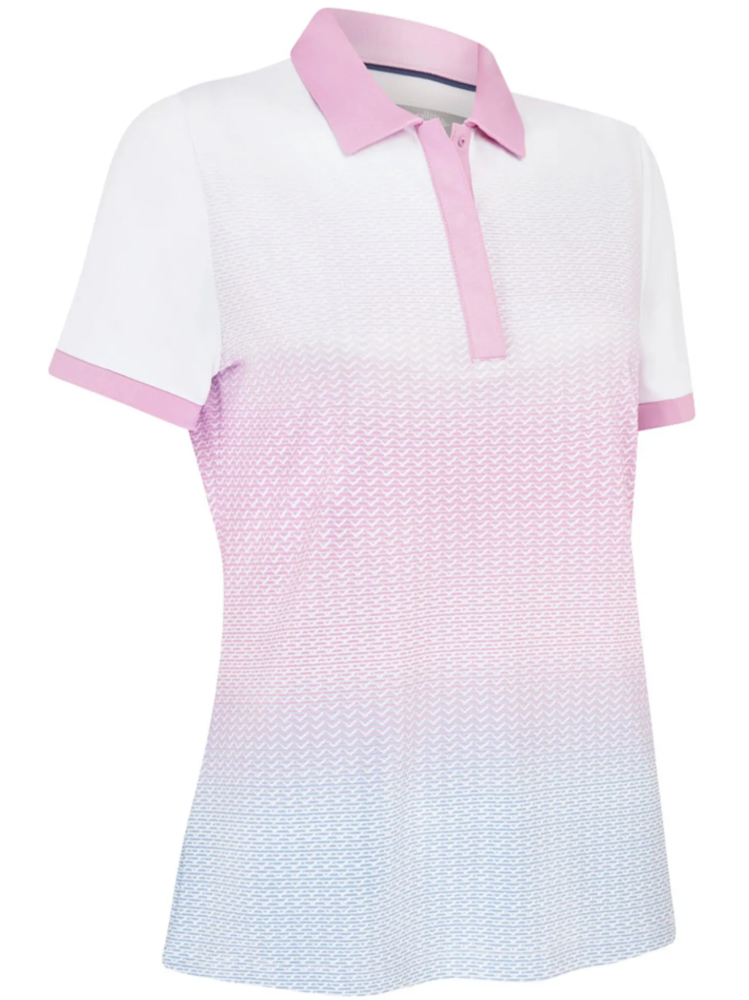 Callaway Women's Chev Gradient Polo - Brilliant White