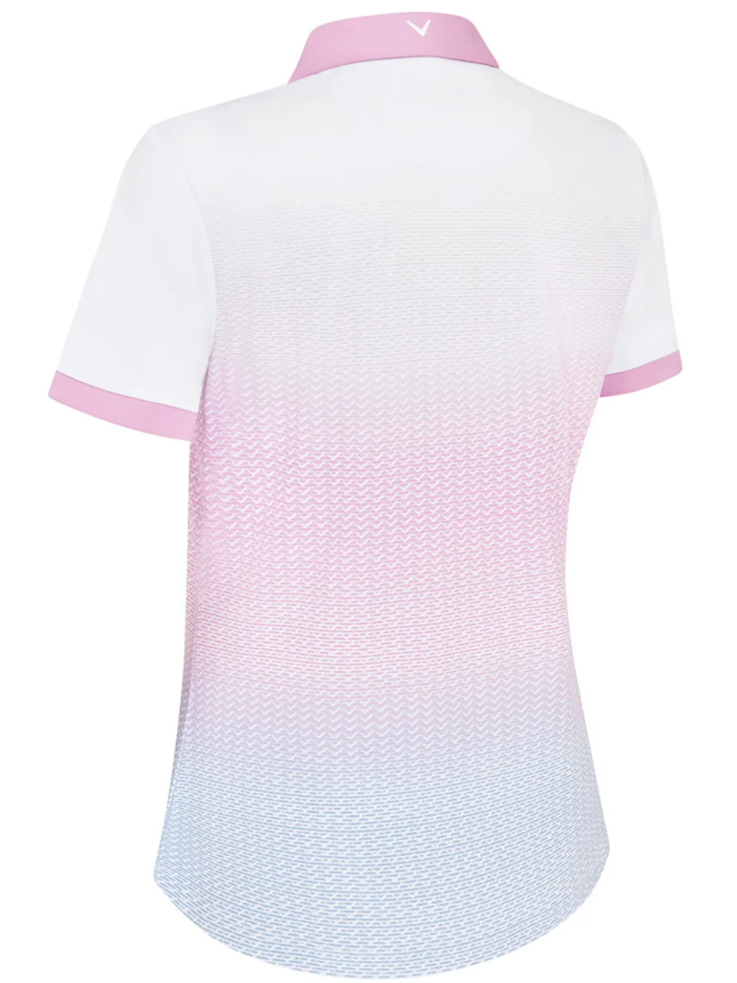 Callaway Women's Chev Gradient Polo - Brilliant White