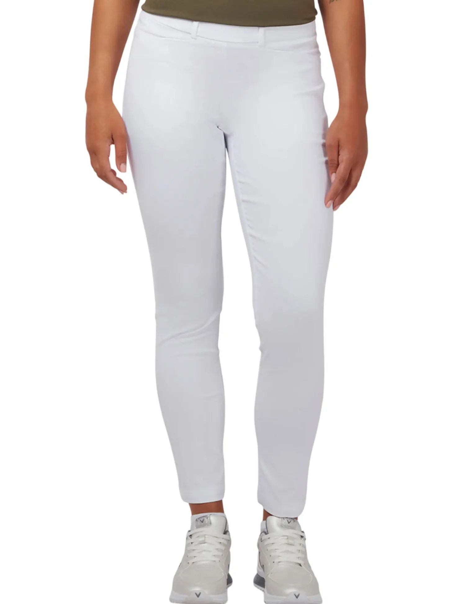 Callaway Women's Chev Pull-On Pant (29") - Brilliant White