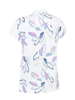 Callaway Women's Linear Petals Polo - Bright White