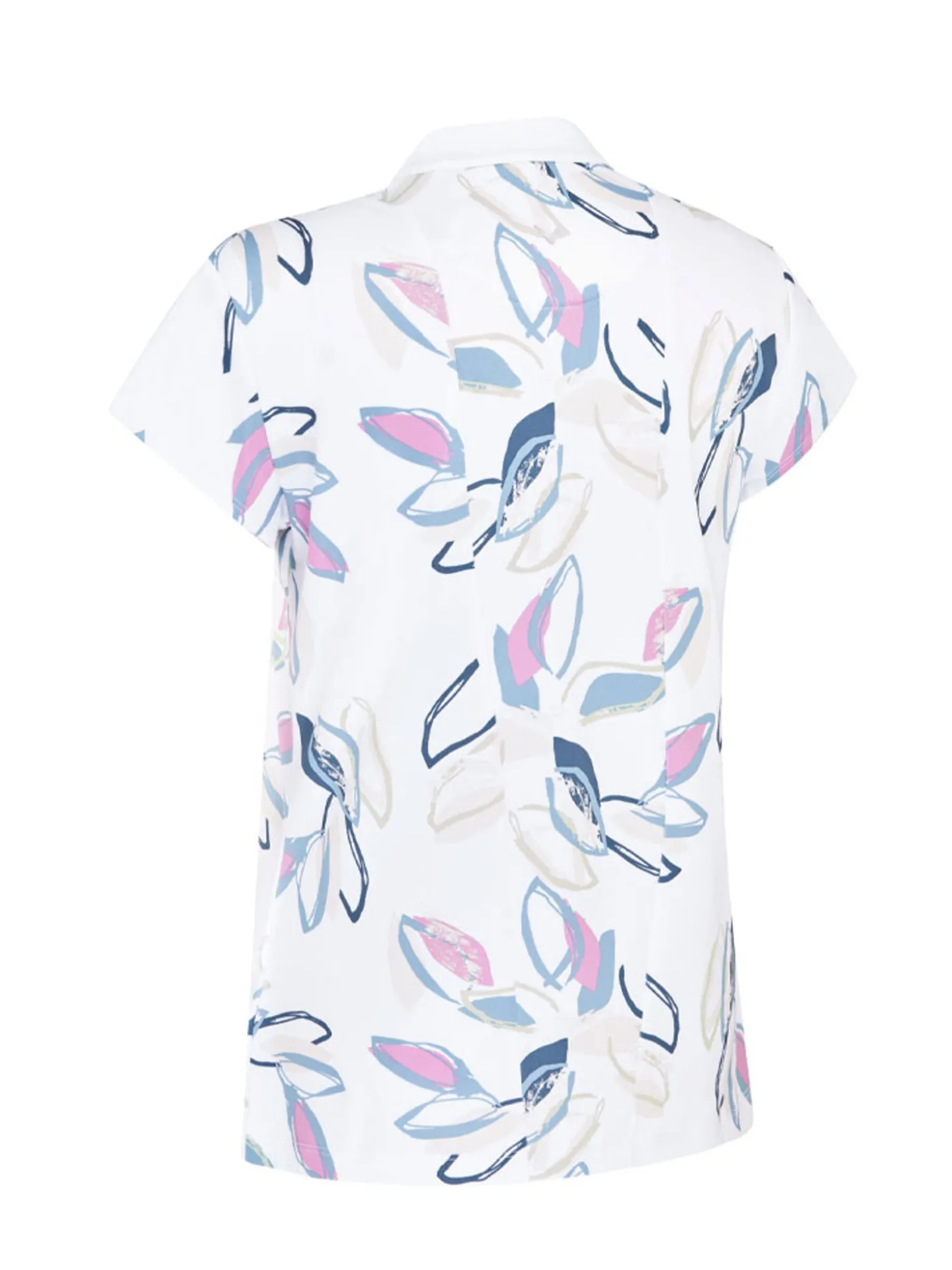 Callaway Women's Linear Petals Polo - Bright White