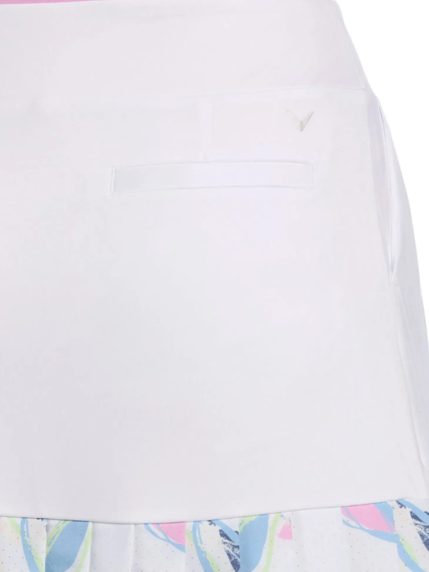 Callaway Women's Linear Petals 17-Inch Skort - Brilliant White